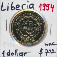 Libéria 1994. 1$ Cu-Ni "Babe Ruth" T:1- Liberia 1994. 1 Dollar Cu-Ni "Babe Ruth Sultan of Swat" C:AU