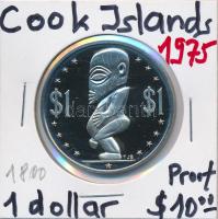 Cook-szigetek 1975. 1$ Cu-Ni "Tangaroa" T:PP Cook Islands 1975. 1 Dollar Cu-Ni "Tangaroa" C:PP