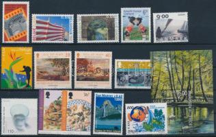 Europa CEPT 1 set + 11 diff stamps + 1 block, Europa CEPT 11 klf önálló érték + 1 sor + 1 blokk