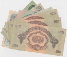 1944. 1P + 5P + 10P + 20P + 50P + 100P (3x) "A Vörös Hadsereg Parancsnoksága" T:II-,III