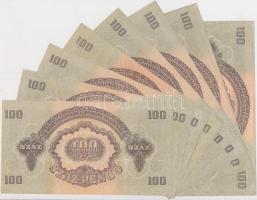 1944. 100P "A Vörös Hadsereg Parancsnoksága" (8x) közte két sorszámkövető T:I-,II,III