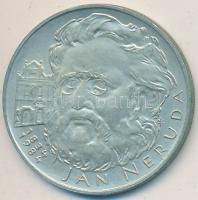 Csehszlovákia 1984. 100K Ag "Jan Neruda" T:1-,2 Czechoslovakia 1984. 100 Korun Ag "Bi...