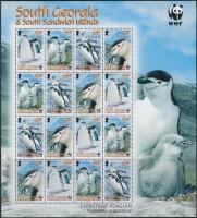 WWF pingvinek kisív, WWF Penguins mini sheet