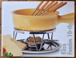 Új állapotú fondue készlet eredeti dobozában. / Brand new fondue set
