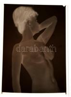 Akt negatívok, 2 db, 12x9 cm