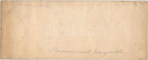 cca 1930-1940 Harangszentelés Máramarosszigeten, hátoldalon feliratozva, pecséttel jelzett, kis szak...