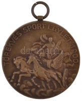 Pincés Puder István (1907-) DN "Törekvés Sport Egylet 1900 / II." Br díjérem (48mm) T:2