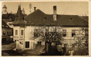 1925 Friesach, Hotel Hayd, Eingang zum Stadt Kino / hotel, entry to the cinema, 'F. Kölbl' photo