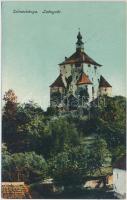 Selmecbánya, Leányvár, Grohmann kiadása / castle (gluemark)