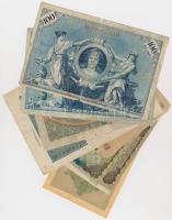 Német Birodalom 1908. 100M (2x) piros és zöld pecsétes változatok + Weimari Köztársaság 1920. 1M (2x...