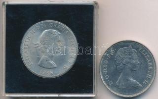 Nagy-Britannia 1965. 1C "Sir Winston Churchill" eredeti tokban + 1981. 25P "Lady Dian...