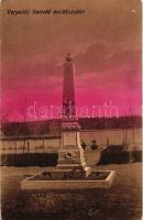 9 db RÉGI használatlan magyar városképes lap vegyes minőségben; Maklár, Egerfarmos, Verpelét, Sirok,...