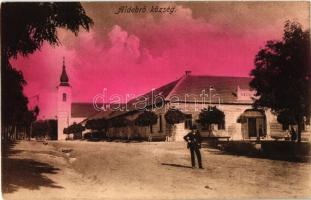 9 db RÉGI használatlan magyar városképes lap vegyes minőségben; Maklár, Egerfarmos, Verpelét, Sirok,...