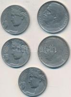 Olaszország 1919R 20c Ni (2x) + 1922R 20c Ni + 1925R 50c Ni (2x) recés perem T:2,2-
Italy 1919R 20 C...