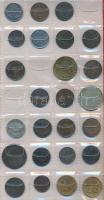 60db-os vegyes fémpénz gyűjtemény érmetartó albumban T:vegyes
60pcs of various metal coins in collec...