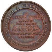 1865. "Kisapponyi Bartakovics Adalbert egri érsek papságának 50. évfordulója" Br emlékérem...