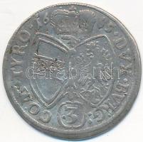 Ausztria 1665. 3Kr Ag "Zsigmond Ferenc" Hall (1.57g) T:2-,3
Austria 1665. 3 Kreuzer "...