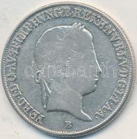 1843B 20Kr Ag "V. Ferdinánd" T:3
Huszár: 2081., Unger III.: 1419