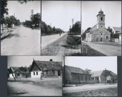 1939 13 db fotó az 1945-ben illetve 1973-ban elbontott rákoskeresztúri evangélikus templomról és a f...