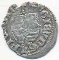 1390-1427. Denar Ag "Zsigmond", a hátlapi veret erősen átüt az előlapon (0.37g) T:2- ki. Unger I.: 449.