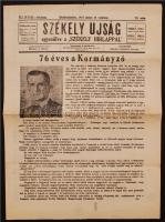 1944 a Székely Újság c. napilap XLI. (XXVIII.) évf. 25. száma (június 18)