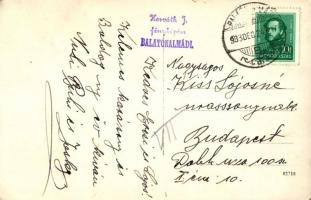 Balatonalmádi Stelker Pensió, Horváth J. fényképész fotója