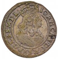 Lengyel Királyság 1666. 6Gr Ag II. János Kázmér (3.9g) T:2-,3 Poland 1666. 6 Groschen Ag Johann Casimir II (3.9g) C:VF,F