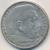 Német 3. Birodalom 1935A 5M Ag "Hindenburg" T:2-
German Third Reich 1935A 5 Marks Ag &quot...