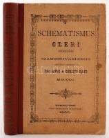 Schematismus cleri dioecesis Szamosujváriensis graeci ritus catholicorum. Szamosujvárini, 1900, Typi...