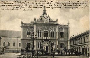 Újvidék, Püspöki palota; kiadja Herceg Ágoston levelezőlap kiadóhivatala / bishop's palace