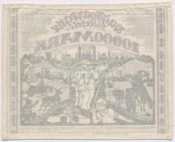 Németország / Weimari Köztársaság / Bielefeld / 1923. 10.000M vászon városi szükségpénz bélyegzéssel...