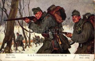 K.u.K. Feldjäger-Bataillon Nr. 29 / K.u.K. soldiers, battle scene s: Hans Larwin (gluemark)