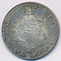 1848KB 20kr Ag "V. Ferdinánd" T:2