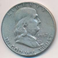 Amerikai Egyesült Államok 1952D 1/2$ Ag "Franklin" T:3
USA 1952D Half Dollar Ag "Fran...