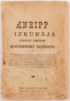 Asklepiades II: A Kneipp kúra szükséges tanácsadó mindennemű betegség ellen. Bp., 1891, Gerő és Kostyál. Szakadt elülső borítójú papírkötésben, egyébként jó állapotban.