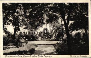 Budapest XI. Sashegy, Notre Dame de Sion, Római Katolikus Leánygimnázium, Lourdes szobor