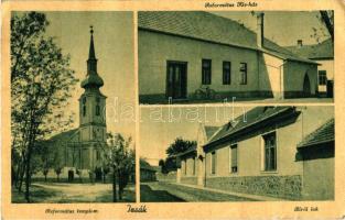 Izsák, Református Kie-ház és templom, bírói lak (EB)