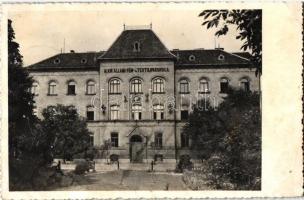 1938 Győr, Magyar királyi fém- és textilipari szakiskola, Dobos photo (EK)
