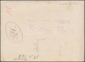 1942 Horthy István(1904-1942) a fronton, Horthy Miklós kormányzó idősebb fiának fotója, hátoldalon &...