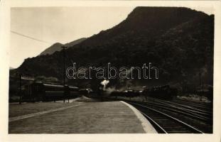 Santos, Sao Paulo, Trecho da S. Paulo Railway / railway station, trains