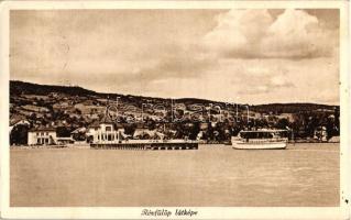 Révfülöp, gőzhajó