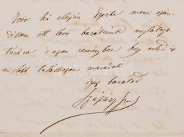 1862 Gróf Szapáry Gyula(1832-1905) miniszterelnök barátjának írt személyes hangvételű levele, melybe...