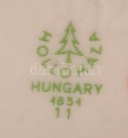 Hollóházi gazda fiú, kézzel festett, apró máz hibával, jelzett, m: 18 cm