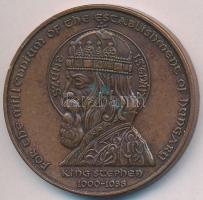 2002. "Magyarország megalapításának ezeréves évfordulójára - Szent István 1000-1038 / ISP 2002 - Kongresszus, Budapest" Br emlékérem (42,5mm) T:2-