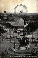 Vienna, Wien II. Praterstern, Tegetthoffdenkmal, automobile (fa)