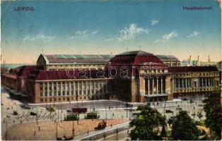 Leipzig, Hauptbahnhof / railway station, trams (EB)