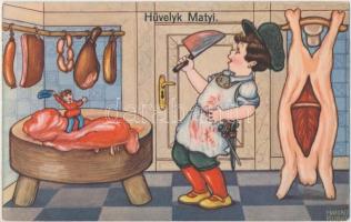 Hüvelyk Matyi / Butcher, meat, bizarre, Amag 0405. s: Margret Boriss