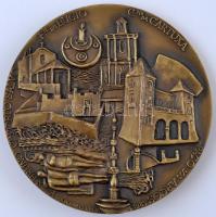 Portugália 1985. "Oeiras közigazgatási területe - Oeiras grófja" Br emlékérem dísztokban. ...