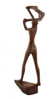 Borsos Miklós (1906-1990): Balatoni szél. Bronz, jelzett, talapzat nélkül, m:26 cm