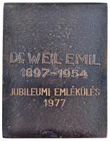 Beck András (1911-1985) 1977. "Dr. Weil Emil 1897-1954 - Jubileumi emlékülés" Br plakett e...